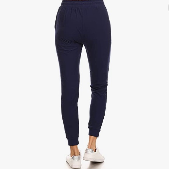 LA 12St Navy Blue Soft Jogger Pants - Picture 4 of 6